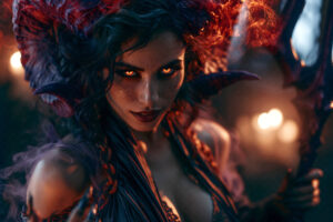 Hot Sexy Female Demons – AI Dark Art