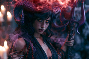 Hot Sexy Female Demons – AI Dark Art