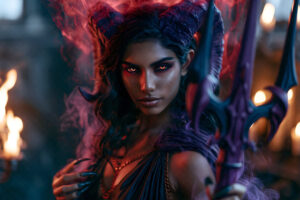 Hot Sexy Female Demons – AI Dark Art