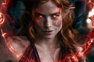 Hot Sexy Female Demons – AI Dark Art