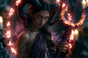 Hot Sexy Female Demons – AI Dark Art