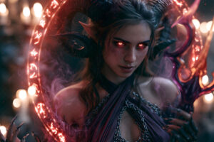 Hot Sexy Female Demons – AI Dark Art