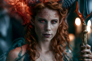 Hot Sexy Female Demons – AI Dark Art