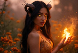 Hot Sexy Female Demons – AI Dark Art