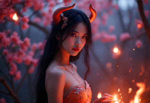 Hot Sexy Female Demons – AI Dark Art