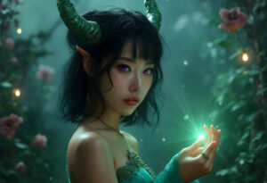 Hot Sexy Female Demons – AI Dark Art