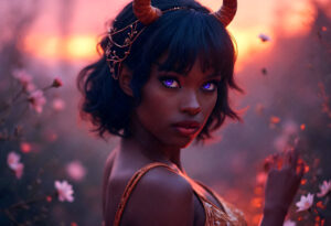 Hot Sexy Female Demons – AI Dark Art