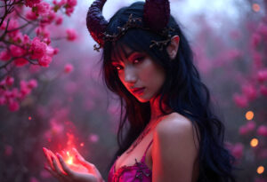 Hot Sexy Female Demons – AI Dark Art