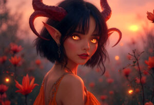 Hot Sexy Female Demons – AI Dark Art