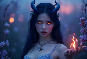 Hot Sexy Female Demons – AI Dark Art