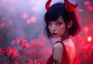 Hot Sexy Female Demons – AI Dark Art