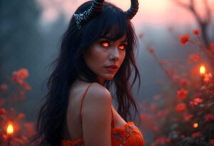 Hot Sexy Female Demons – AI Dark Art