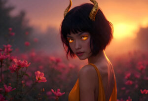 Hot Sexy Female Demons – AI Dark Art