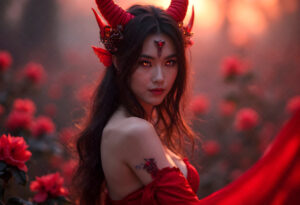 Hot Sexy Female Demons – AI Dark Art