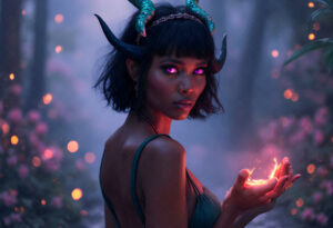 Hot Sexy Female Demons – AI Dark Art