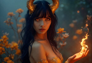 Hot Sexy Female Demons – AI Dark Art