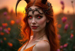 Hot Sexy Female Demons – AI Dark Art