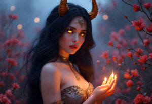 Hot Sexy Female Demons – AI Dark Art