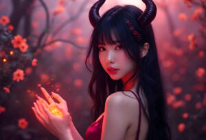 Hot Sexy Female Demons – AI Dark Art