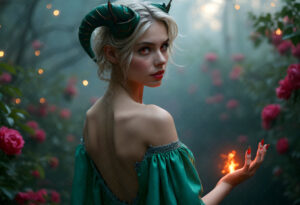 Hot Sexy Female Demons – AI Dark Art