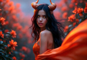 Hot Sexy Female Demons – AI Dark Art