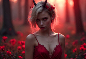 Hot Sexy Female Demons – AI Dark Art