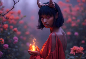 Hot Sexy Female Demons – AI Dark Art