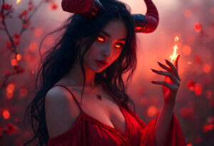 Hot Sexy Female Demons – AI Dark Art