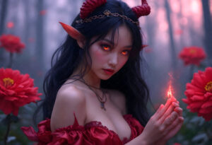 Hot Sexy Female Demons – AI Dark Art