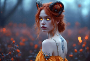 Hot Sexy Female Demons – AI Dark Art