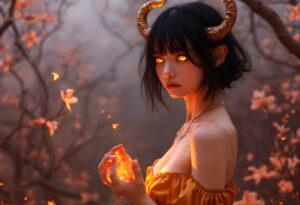 Hot Sexy Female Demons – AI Dark Art