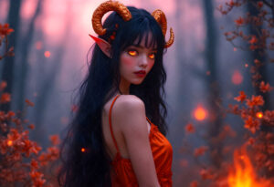 Hot Sexy Female Demons – AI Dark Art