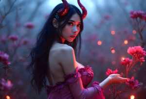 Hot Sexy Female Demons – AI Dark Art