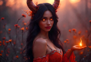 Hot Sexy Female Demons – AI Dark Art