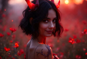 Hot Sexy Female Demons – AI Dark Art