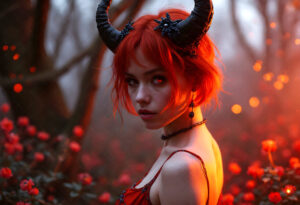 Hot Sexy Female Demons – AI Dark Art
