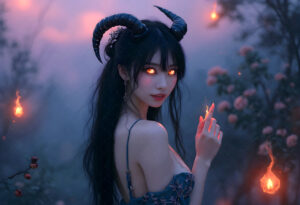 Hot Sexy Female Demons – AI Dark Art