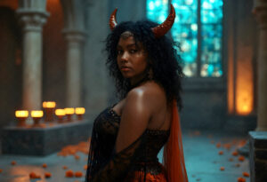 Hot Sexy Female Demons – AI Dark Art