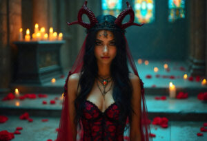 Hot Sexy Female Demons – AI Dark Art