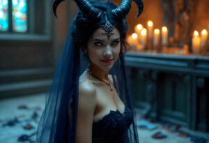 Hot Sexy Female Demons – AI Dark Art