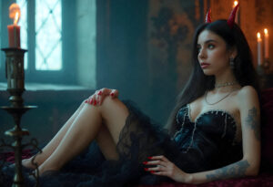 Hot Sexy Female Demons – AI Dark Art