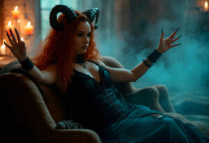 Hot Sexy Female Demons – AI Dark Art