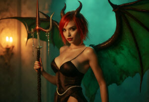 Hot Sexy Female Demons – AI Dark Art