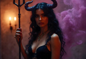 Hot Sexy Female Demons – AI Dark Art