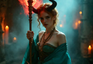 Hot Sexy Female Demons – AI Dark Art