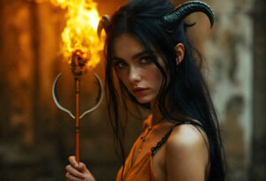 Hot Sexy Female Demons – AI Dark Art