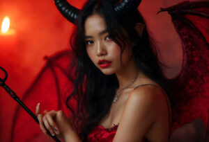 Hot Sexy Female Demons – AI Dark Art