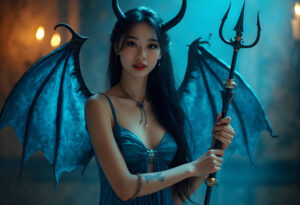 Hot Sexy Female Demons – AI Dark Art