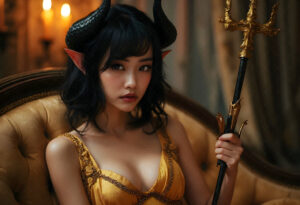 Hot Sexy Female Demons – AI Dark Art
