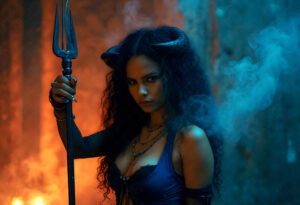 Hot Sexy Female Demons – AI Dark Art